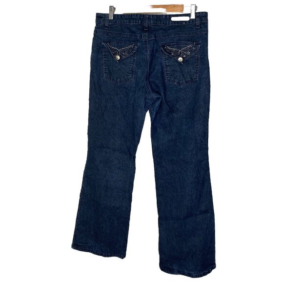 Cos Jeans bootcut medium wash vintage look Women’s Size 12P - Picture 2 of 8